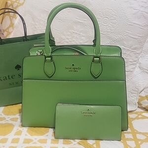 KATE SPADE MADISON Saffiano leather  set-NEW